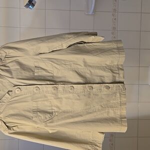 Fitted Safari Jacket With Belt Size L